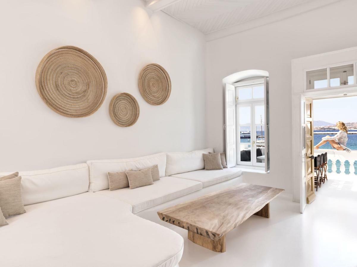 Villa Kampani Sea View Villa Mykonos Town Exteriör bild