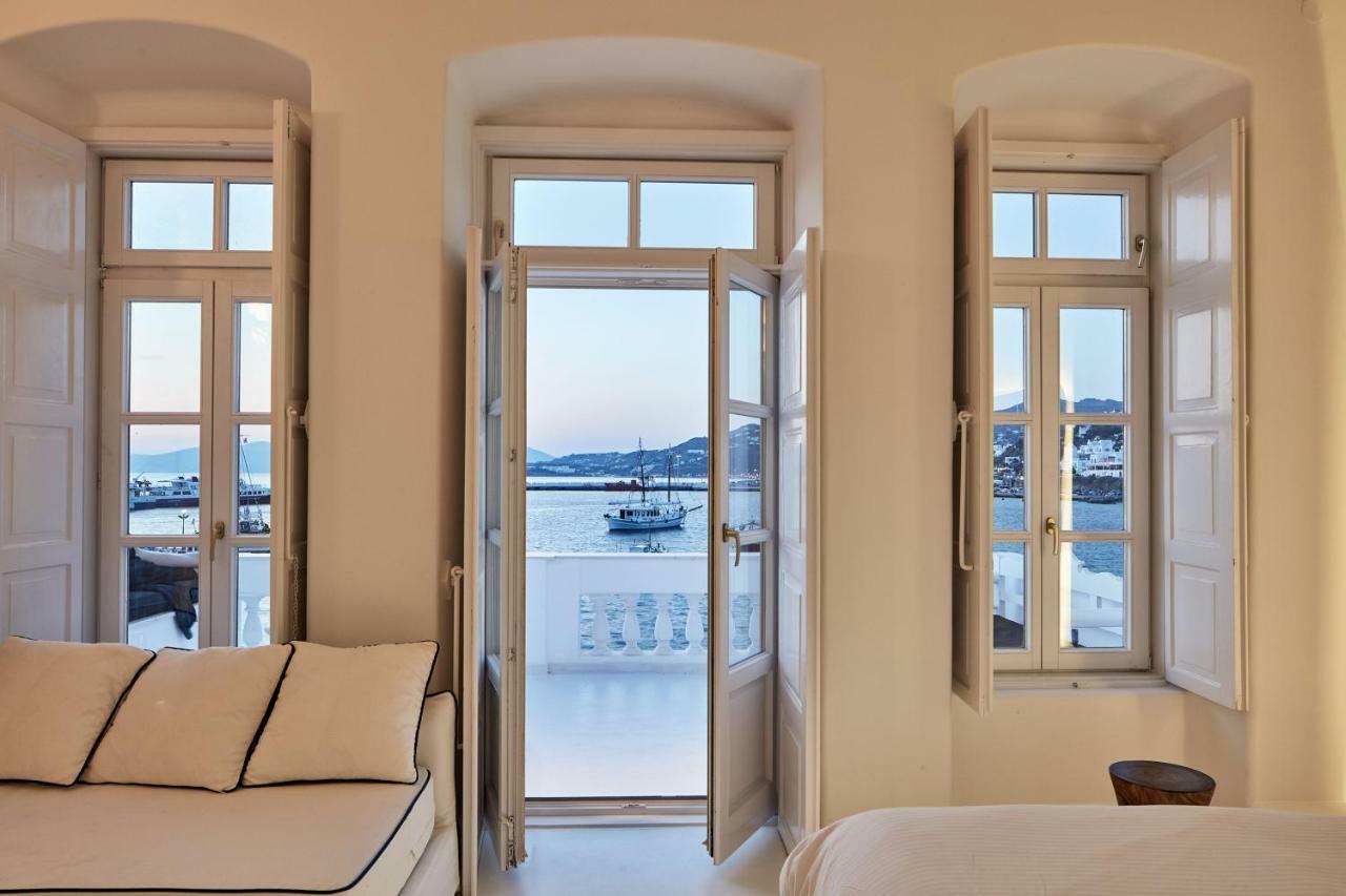 Villa Kampani Sea View Villa Mykonos Town Exteriör bild