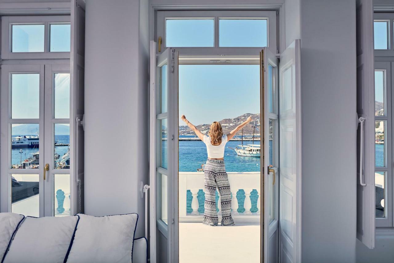 Villa Kampani Sea View Villa Mykonos Town Exteriör bild