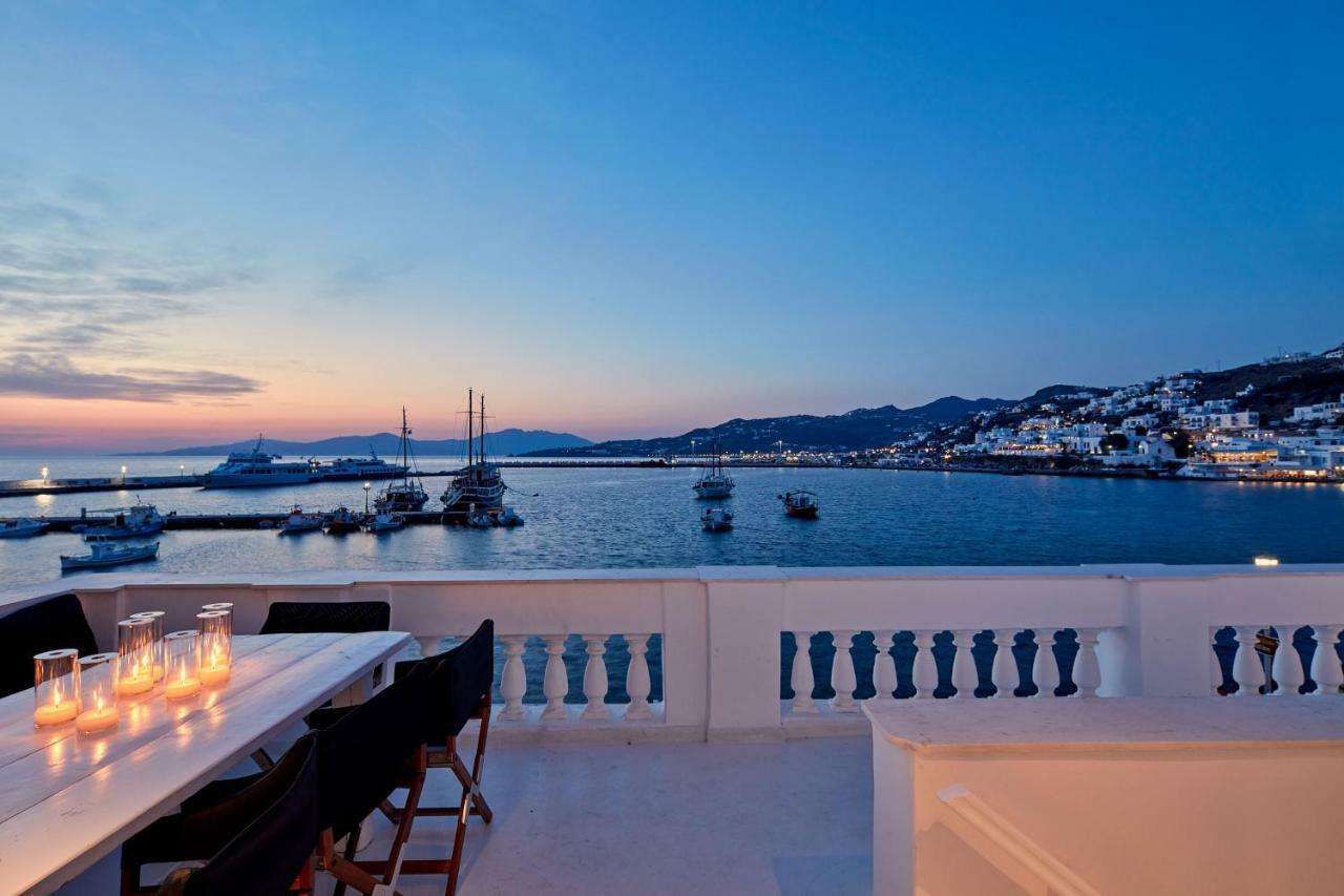 Villa Kampani Sea View Villa Mykonos Town Exteriör bild