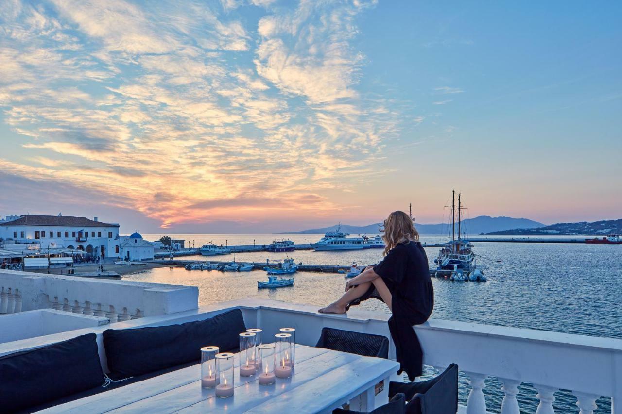 Villa Kampani Sea View Villa Mykonos Town Exteriör bild