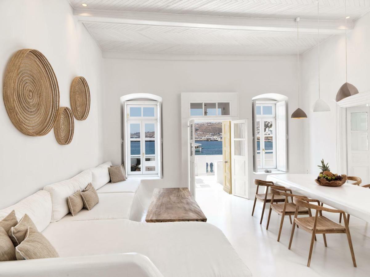 Villa Kampani Sea View Villa Mykonos Town Exteriör bild
