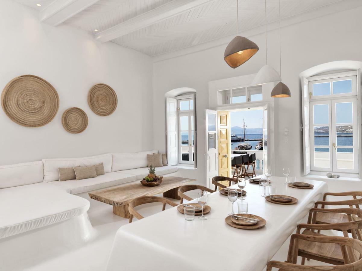 Villa Kampani Sea View Villa Mykonos Town Exteriör bild